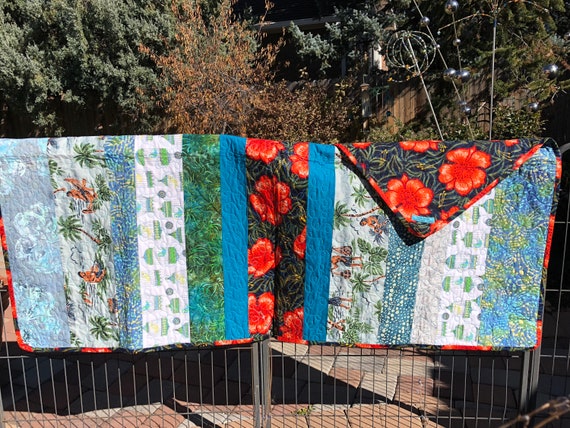 Hawaiian baby quilt clearance