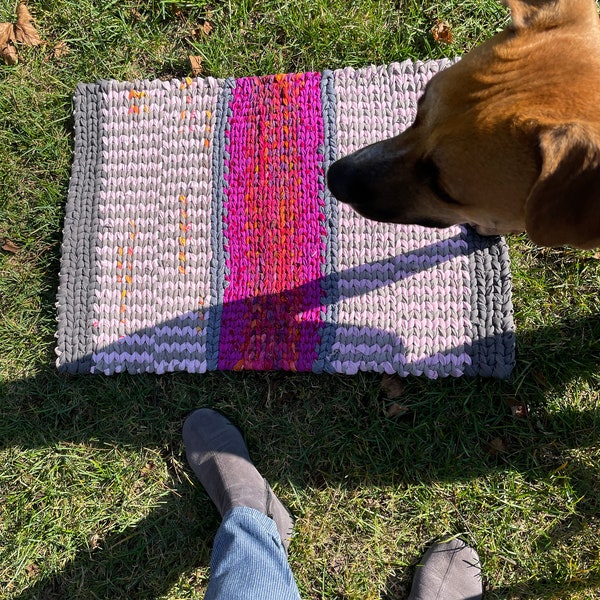 Twined Rag Rugs - Etsy