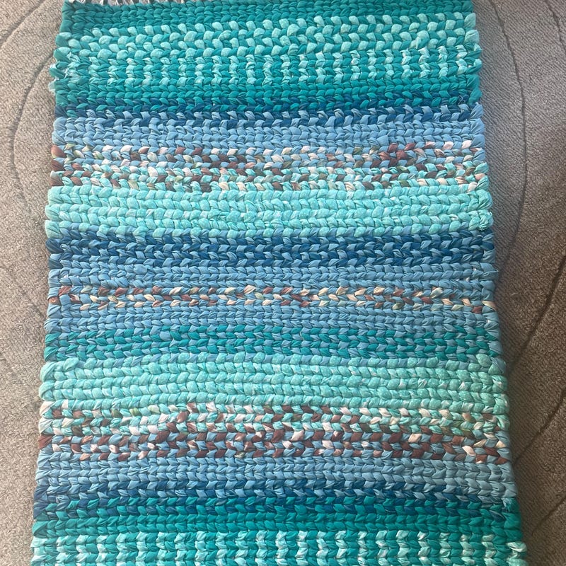 Upcycled Rag Rug - Etsy