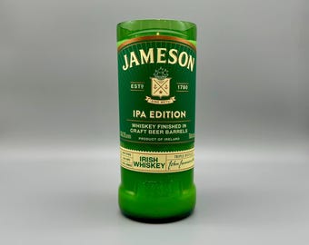 Jameson Irish Whiskey IPA Edition Handmade Candle- Repurposed Bottle
