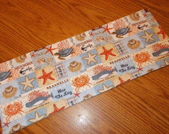 approx. 7.5 X 20 Christmas quilt style block birds trees paisley wreaths pine branches handmade MINI table runner toilet tank topper