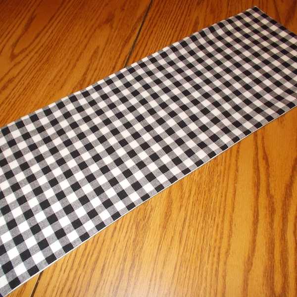 Rustic buffalo plaid (small print) handmade toilet tank topper- approx. 7.5" X 20"