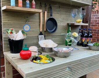 Outdoor Bar Table Etsy