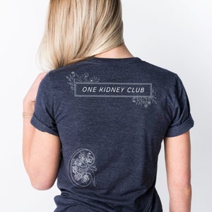 One Kidney Club Shirt (Left Kidney Only), Kidney Shirt, Kidney Surgery TShirt, Nephrectomy, Kidney Donor Shirt, Kidney Disease, Living Donor