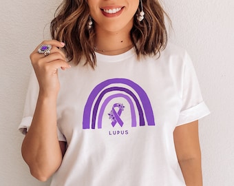 Lupus Awareness Shirt, Lupus Shirt, Lupus Support, Purple Awareness Ribbon, Chronic Pain, Lupus Supporter Shirt, Chronic Illness Awareness