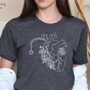 Port Shirt, Heart Anatomy with Port-a-Cath Shirt, Heart Shirt, Port Surgery, Portacath Shirt, Heart TShirt, POTS Shirt, Chemo Port Shirt