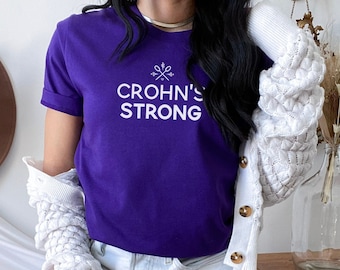 Crohn's Strong Shirt, Crohn's Disease Awareness Shirt, Crohn's Shirt, Crohns Shirt, Chronic Illness T-Shirt, Crohn's Support, IBD Awareness
