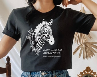 CUSTOM Zebra Rare Disease Awareness Shirt, Rare Disease Day Shirt, Medical Zebra Shirt, Personalized Awareness Shirt, Rare Disease Awareness