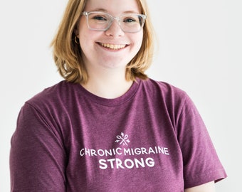 Chronic Migraine Strong Shirt, Chronic Migraine Awareness Shirt, Chronic Migraine Support, Chronic Pain Shirt, Migraine Supporter, Spoonie