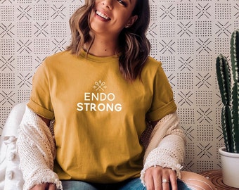 Endometriosis Awareness Shirt, Endo Strong T-Shirt, Chronic Pain Awareness, Endometriosis Gift, Invisible Illness, Endo Warrior Shirt
