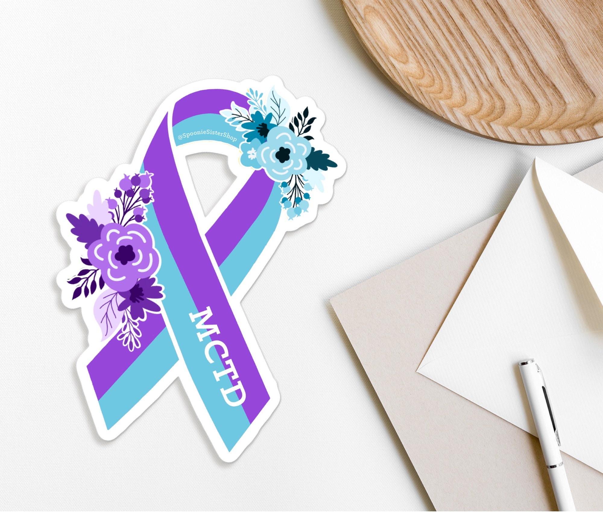 Mixed Connective Tissue Disease Sticker, MCTD Awareness Stickers ...