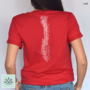 Floral Spinal Fusion Shirt, Spinal Fusion Surgery T-Shirt, Scoliosis Shirt, Spine Fusion TShirt, Scoliosis Surgery Shirt, Spinal Instability