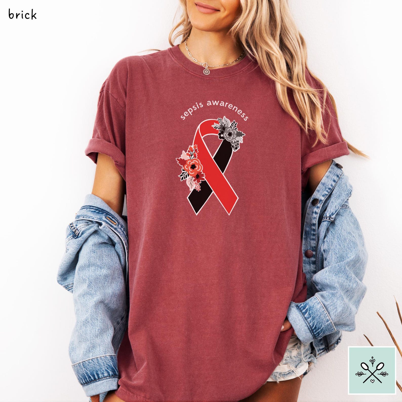 Sepsis Ribbon Color Sepsis Awareness Shirt, Sepsis Shirt, Sepsis Awareness Ribbon Tshirt ...