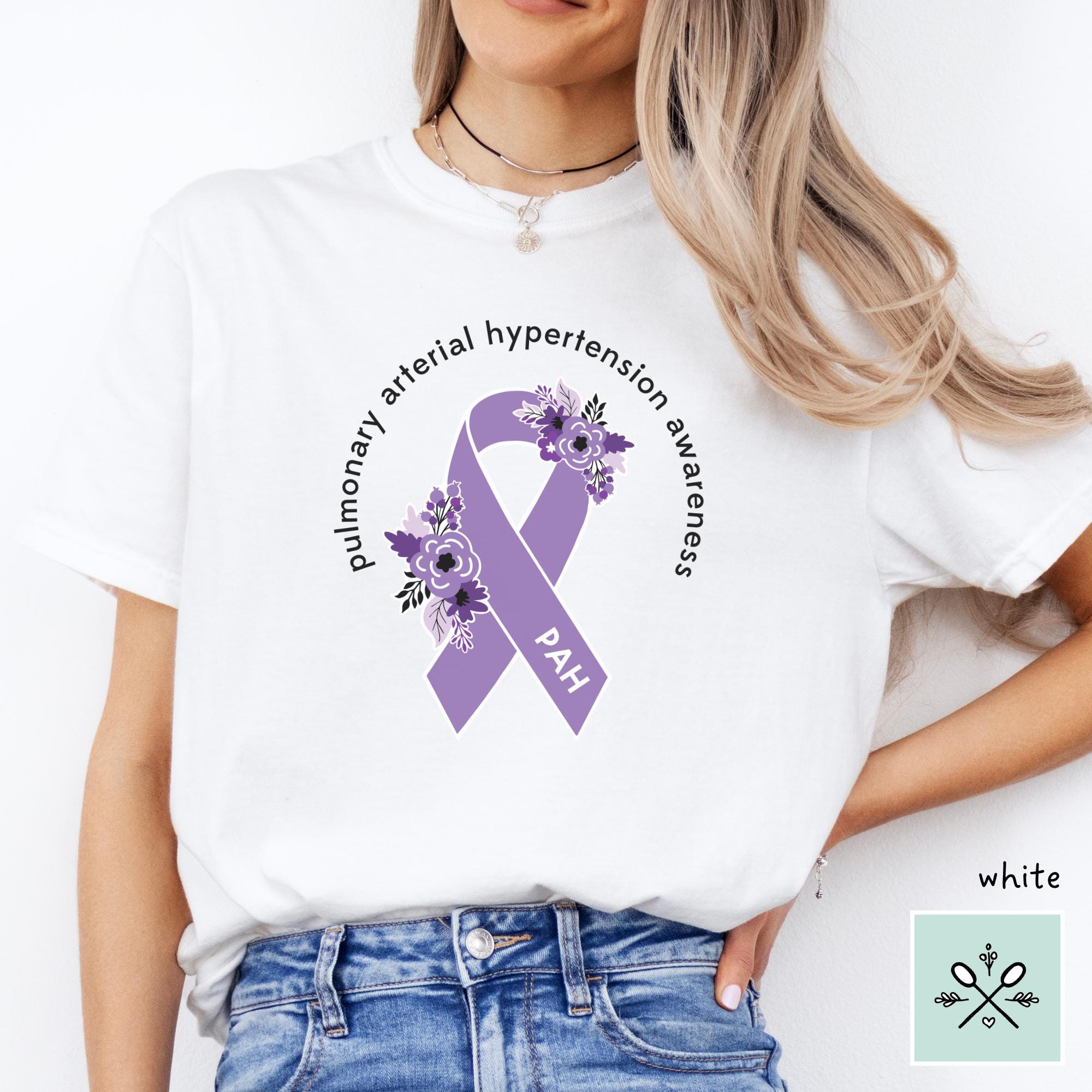 Pulmonary Arterial Hypertension Shirt, PAH Awareness Shirt, PAH Shirt ...