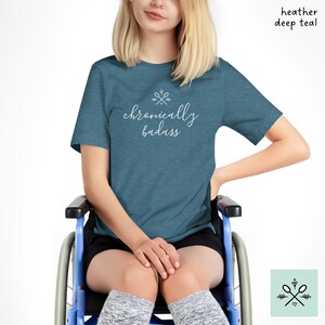 Chronically Badass Shirt, Chronic Badass TShirt, Chronic Illness Shirt, Funny Chronic Illness Gift, Chronic Pain Shirt, Chronic Pain Gift