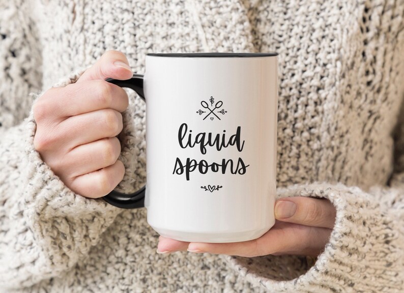 Spoonie Coffee Mug Liquid Spoons Chronic Illness Mug Funny Etsy