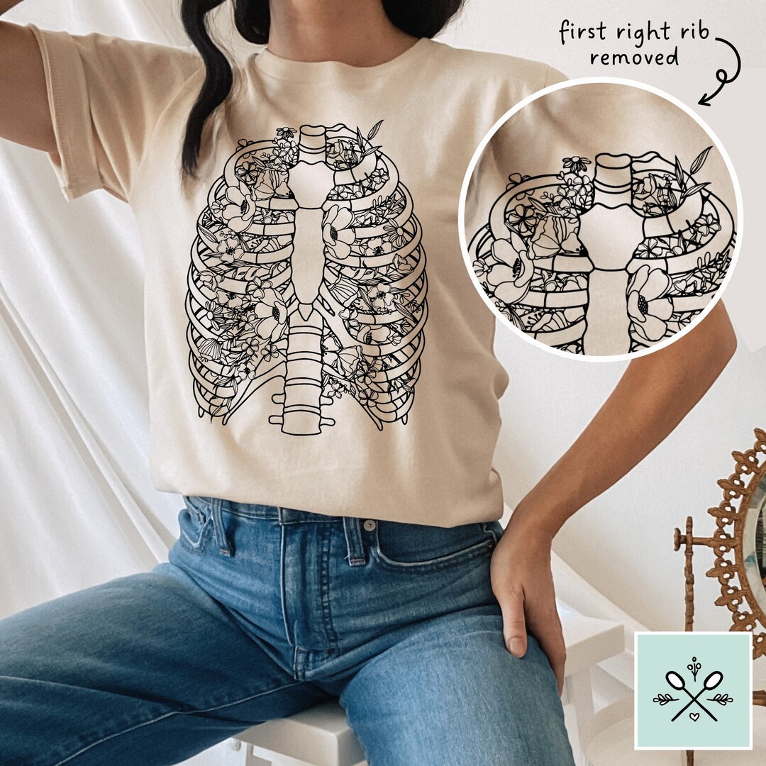 FROM FIRST TO LAST Ribcage Tee S？ Vintage From First To Last Band Short Sleeve Cotton Black All Size