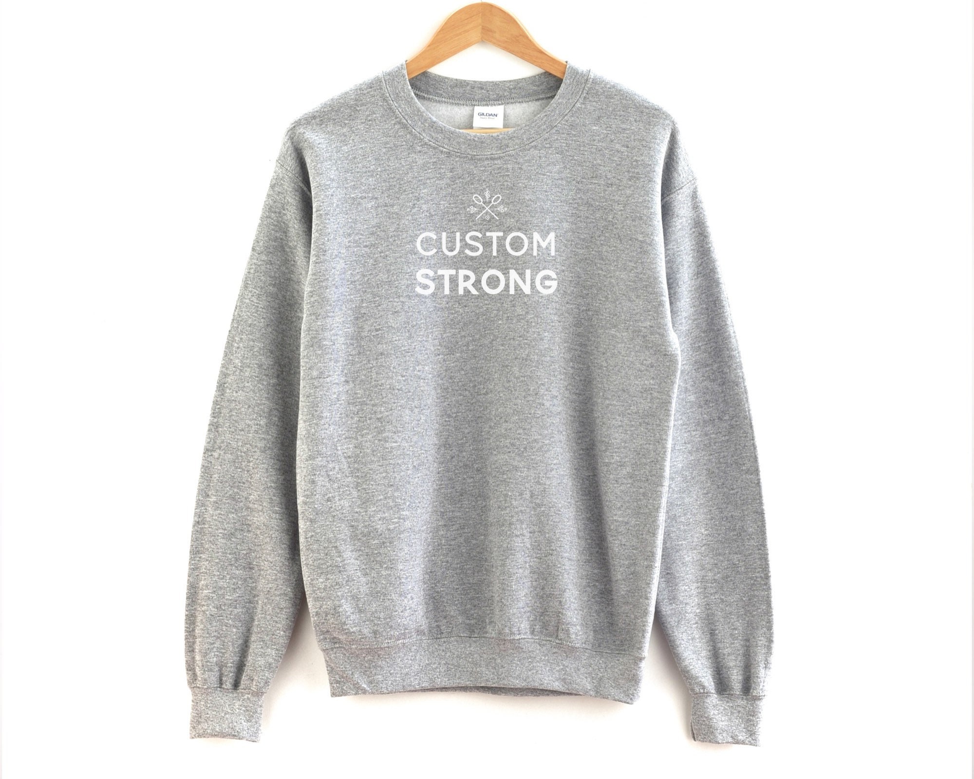 Custom Chronic Illness Sweatshirt Custom Strong Crew Neck | Etsy