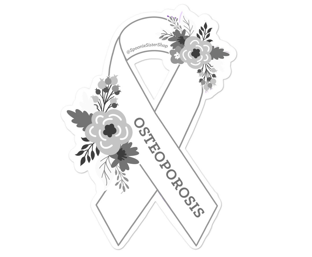 Osteoporosis Sticker, Osteoporosis Awareness Stickers, Chronic Pain ...