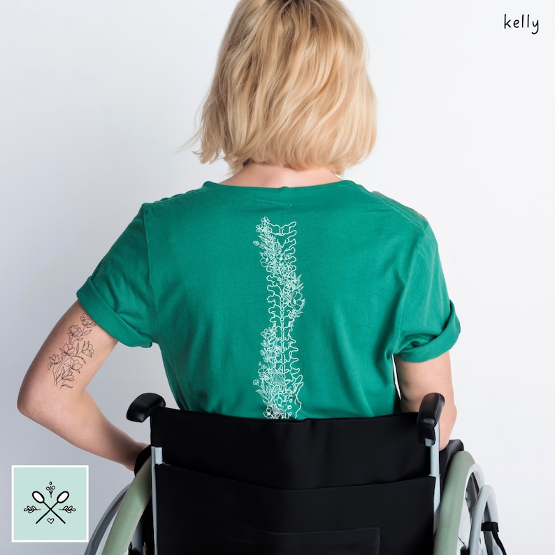 Floral Spine Shirt, Spine Anatomy Shirt, Spine TShirt, Flower Spine T-Shirt, Spine Surgery Shirt, Arthritis Shirt, Ankylosing Spondylitis