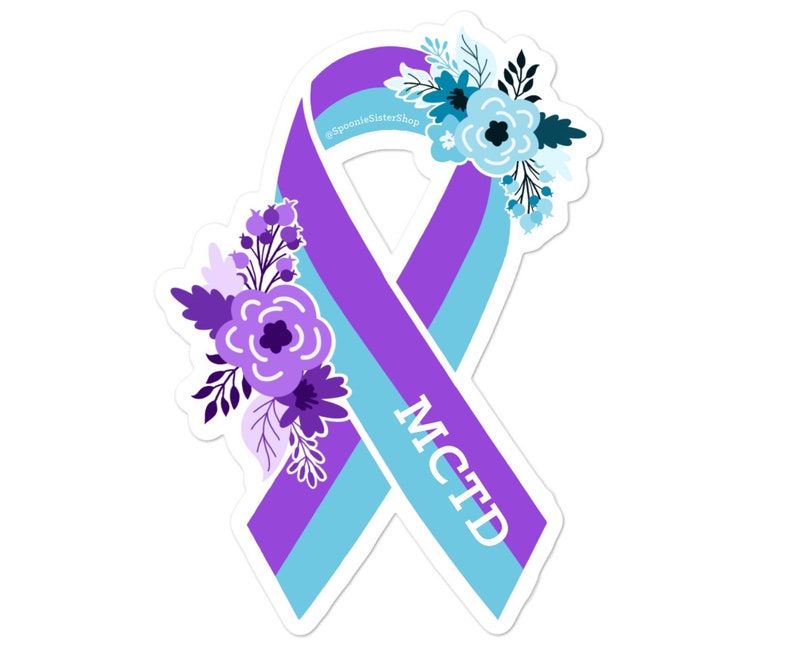 Mixed Connective Tissue Disease Sticker MCTD Awareness Etsy