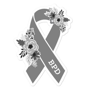 Pegatina de trastorno límite de la personalidad, Pegatina de conciencia de TLP, Trastorno de desregulación emocional, Pegatinas de conciencia de salud mental
