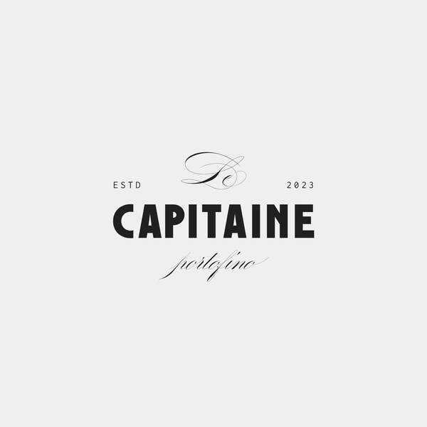 Luxury Logo Template, Premade Brand, Minimalist Logo for Real Estate, Restaurant, High End Service. Premium Branding by Senti – Le Capitaine