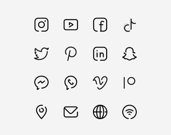 Instagram Icons Etsy