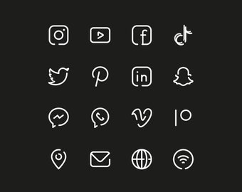 Instagram Icons Etsy