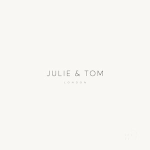 Sleek, Minimalist Logo, Premade Logo, Stylish Branding, Modern Template, Fashion, Beauty, Coach, Accounting, Legal Logo by Senti Julie & Tom
