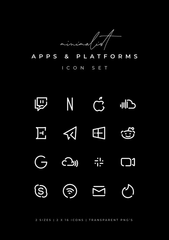 Popular Apps Platforms Icon Set Iphone App Covers White Etsy Hong Kong Popular Apps Platforms Icon Set Iphone App Covers White Etsy Hong Kong