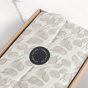 Design di carta velina, carta da regalo stampabile, confezione di prodotti creativi, carta digitale, modello di velina, download istantaneo di adesivi stampabili