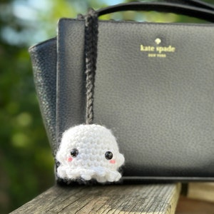 Crochet Ghost Purse Accessory | Car Mirror Accessories