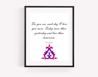 Wedding Sign decor, Romantic Gifts for Her, Digital Download, Romantic Bedroom Decor, Romantic Quotes Wall Decor, Love Quotes Wall Decor