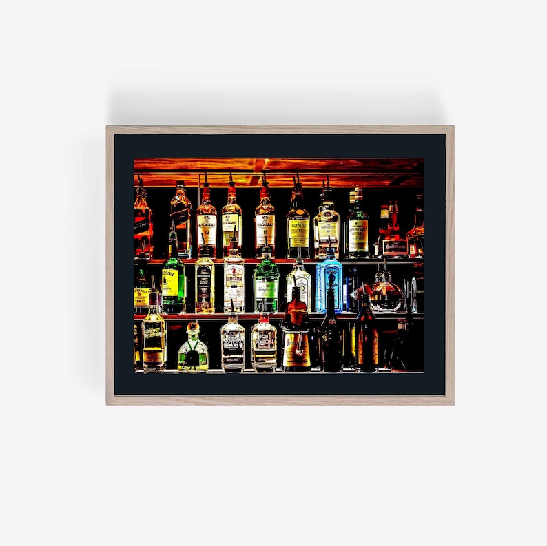 Bar Decor, Home Bar Gifts,home Bar Accessories,bar Wall Decor, Digital