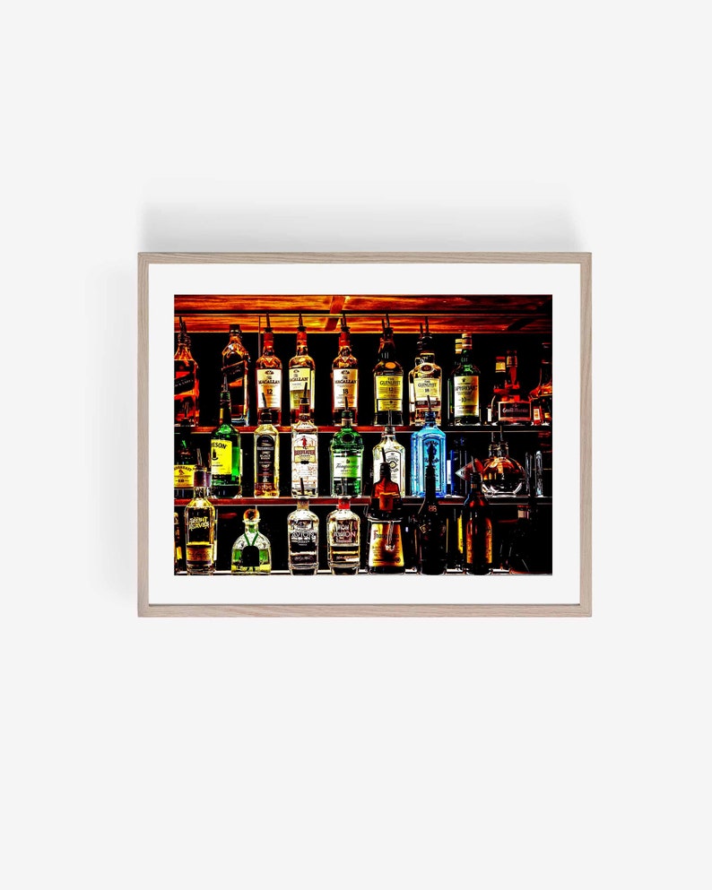 Bar Decor, Home Bar Gifts,home Bar Accessories,bar Wall Decor, Digital