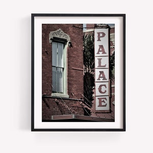 Palace Saloon, Amelia Island, Instant Download, Large Wall Art, Rustic Decor, Western Decor, Large Wall Art, Wild West Decor