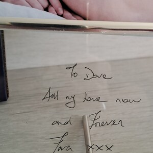Personalised Handwriting Engraving Photo Frame With Gift Box - Etsy