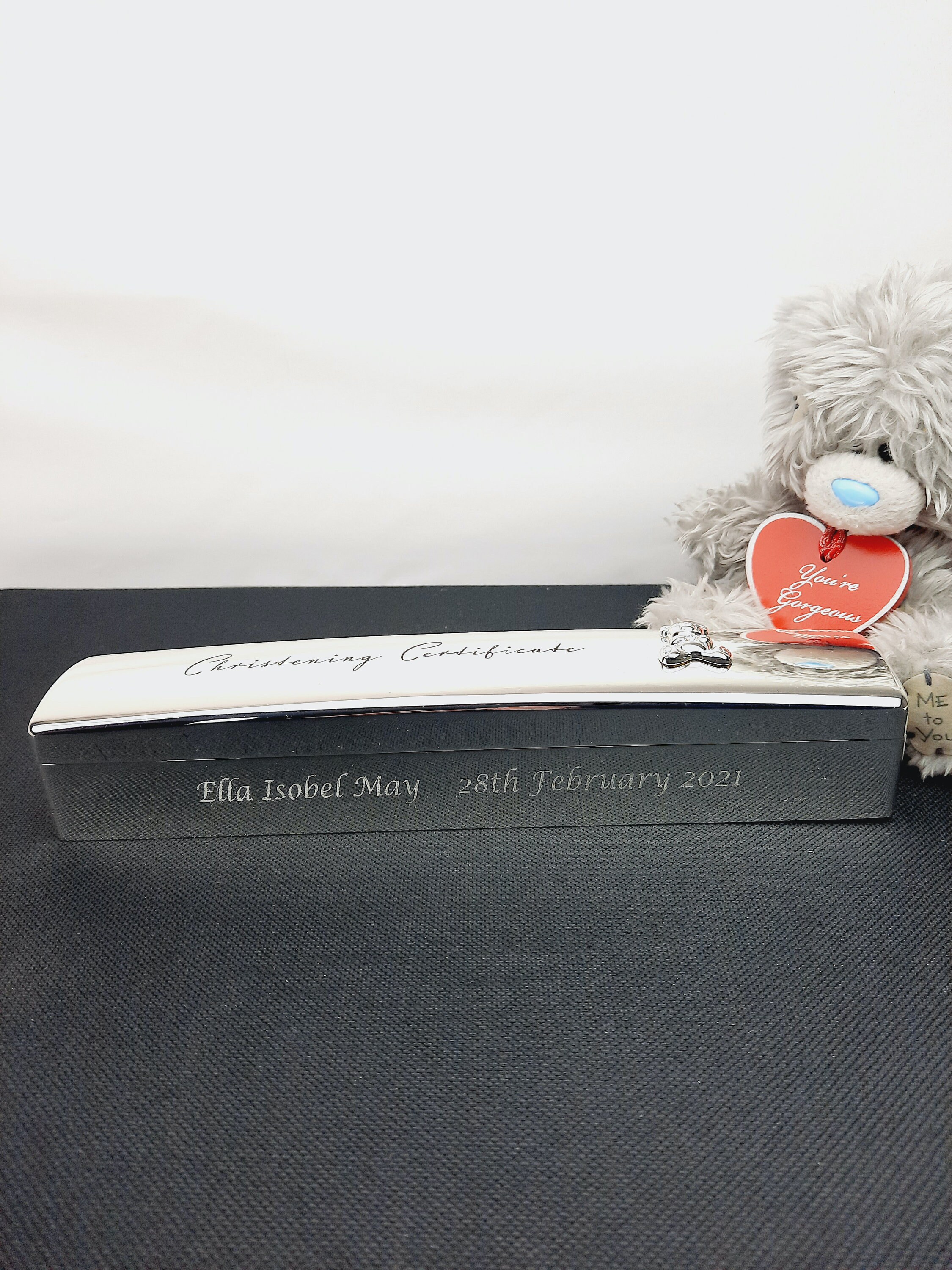 Christening Certificate Holder Christening Gifts for New Etsy