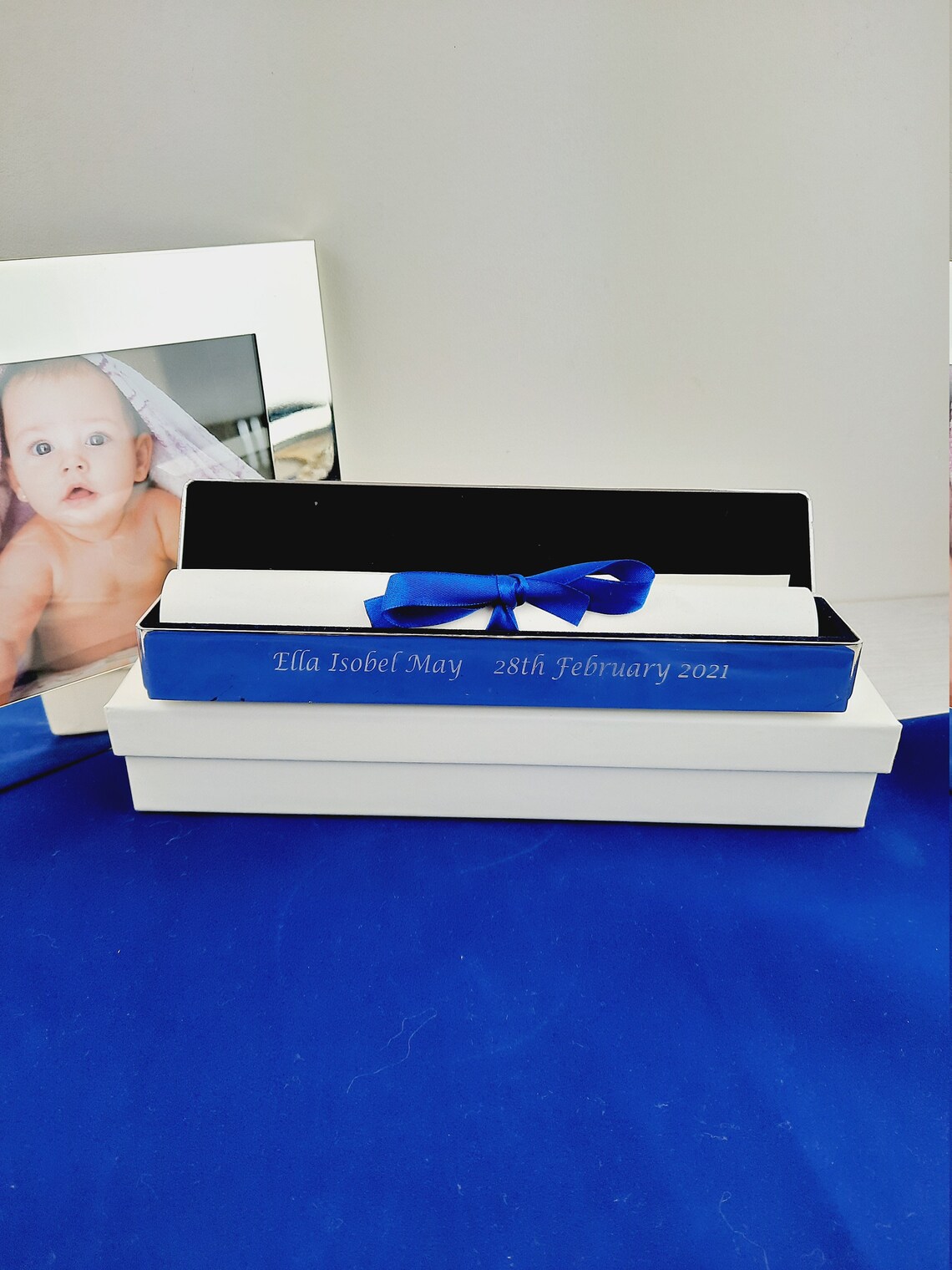 Christening Certificate Holder Christening Gifts for New Etsy