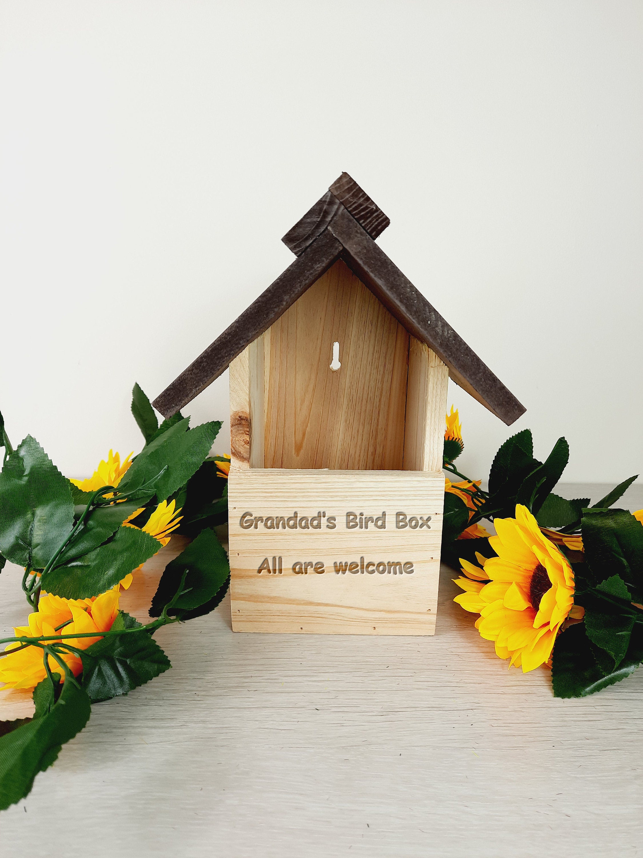 Bird Box, Nesting Box, Robin Box, Decoupaged, Garden Gifts, Fathers Day 