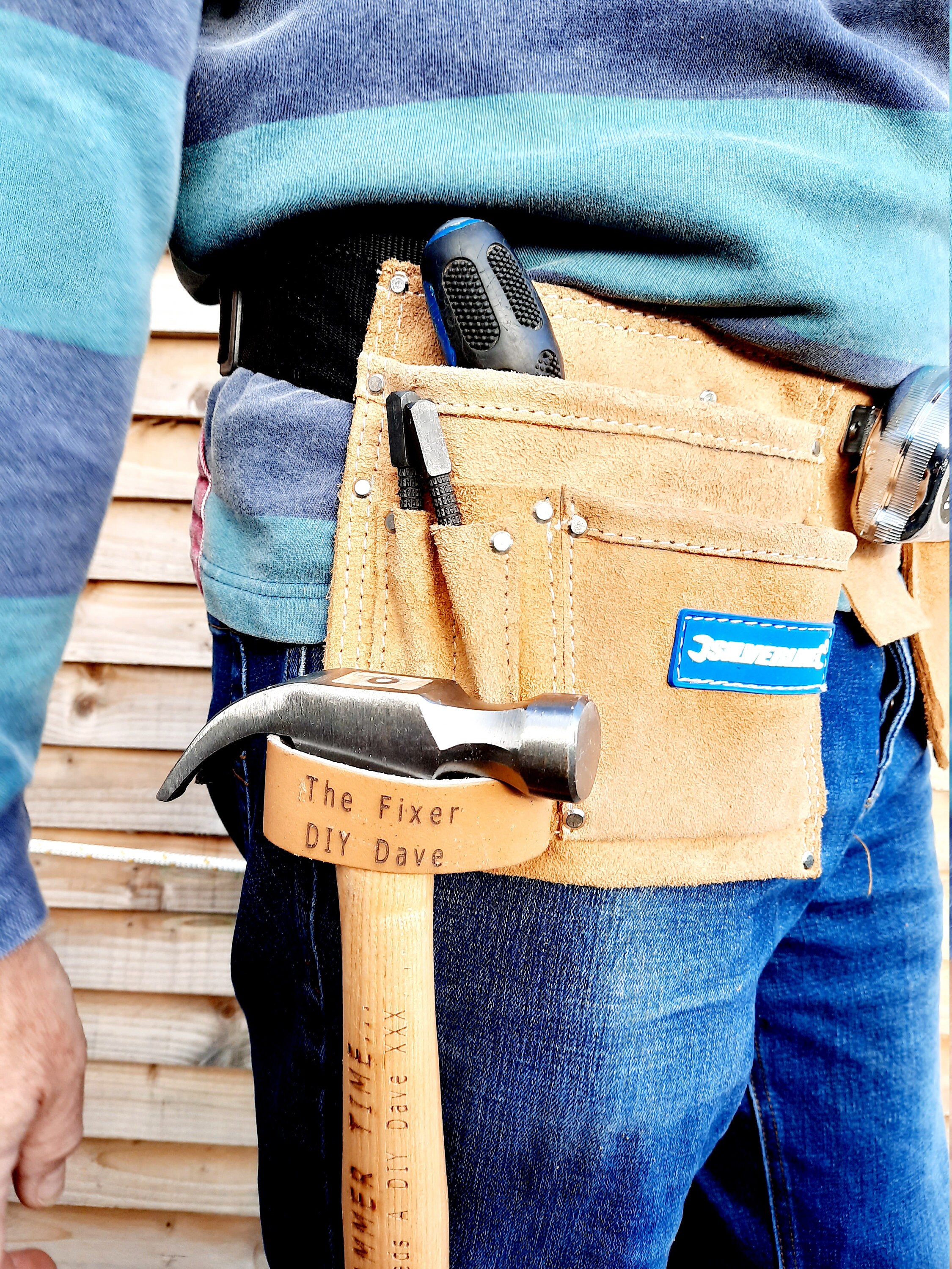Personalised Engraved Leather Tool Belt Gift DIY Handy Gifts Etsy