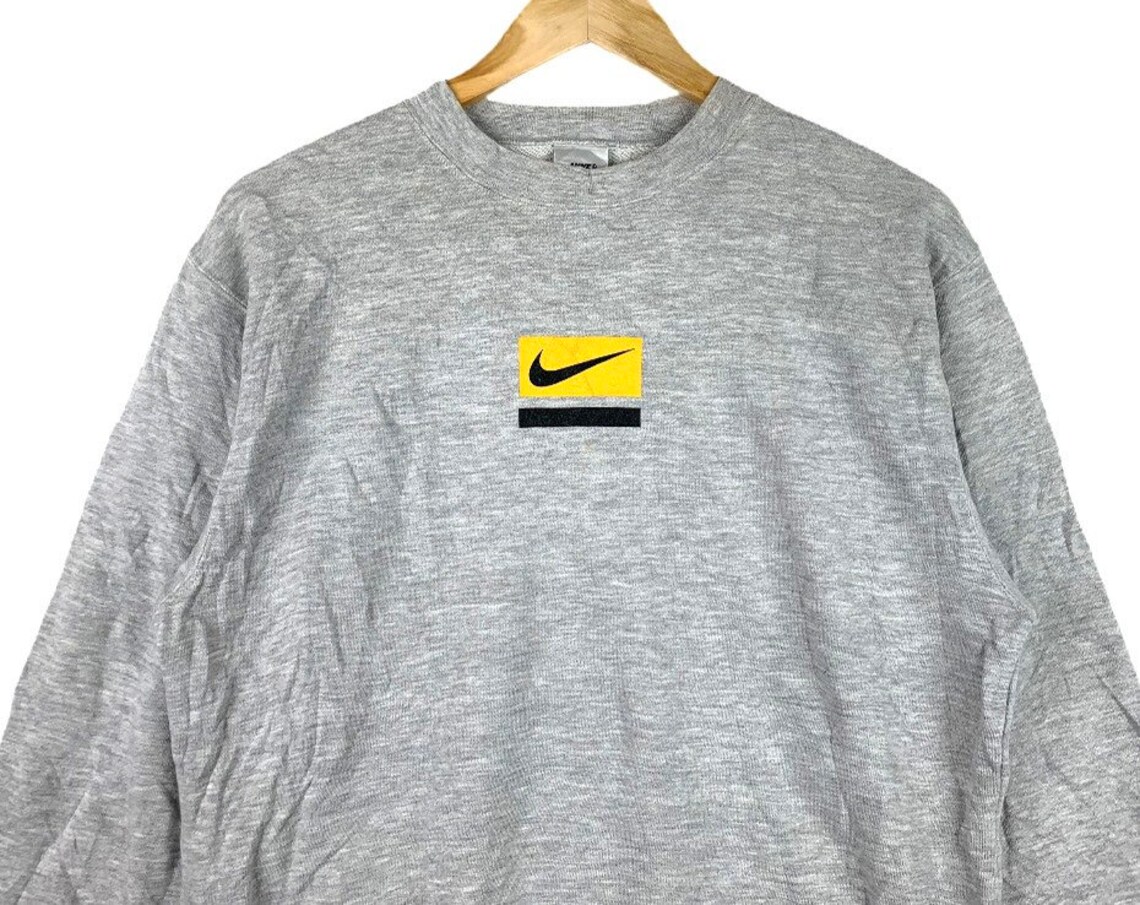 Vtg NIKE Sweatshirt Big Logo Crewneck Pullover L Size | Etsy