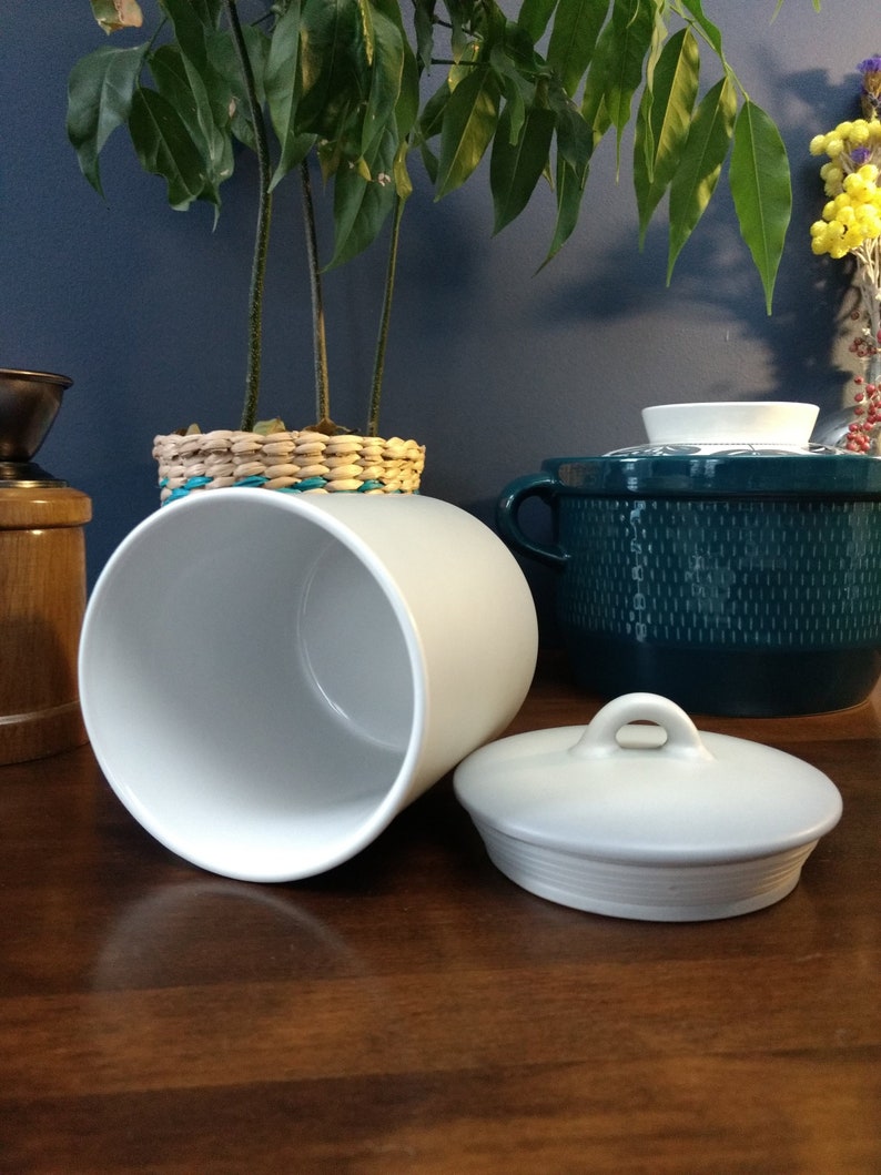 Ceramic Kitchen Canister Farmhouse Kitchen Storage Rustic Etsy