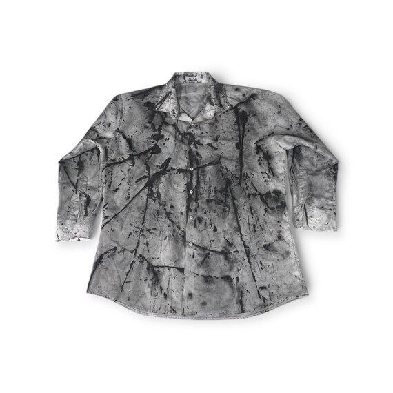 painted dress shirt Hand-painted Dress Shirt