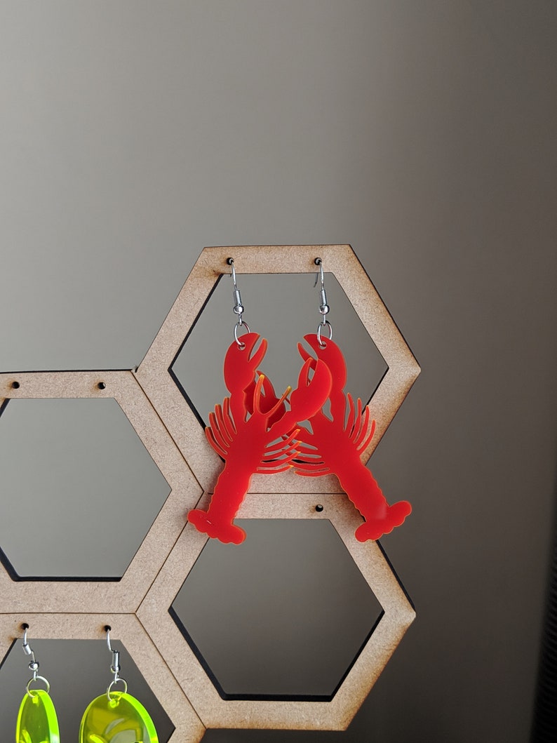 Red Lobster Earrings