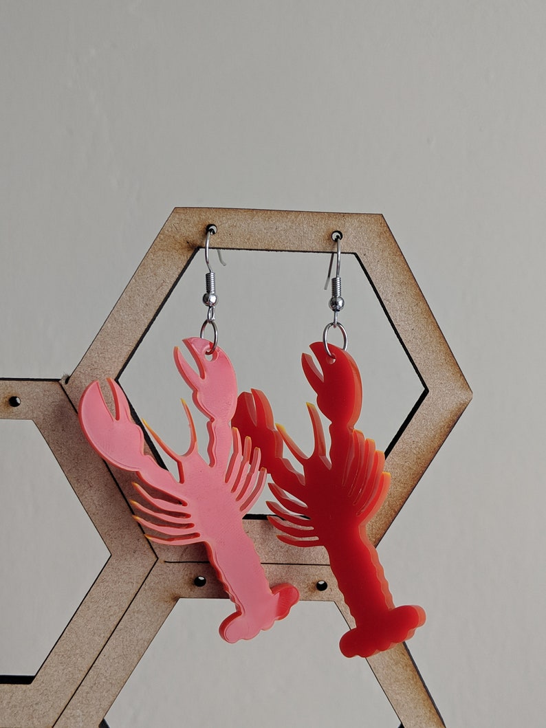 Red Lobster Earrings