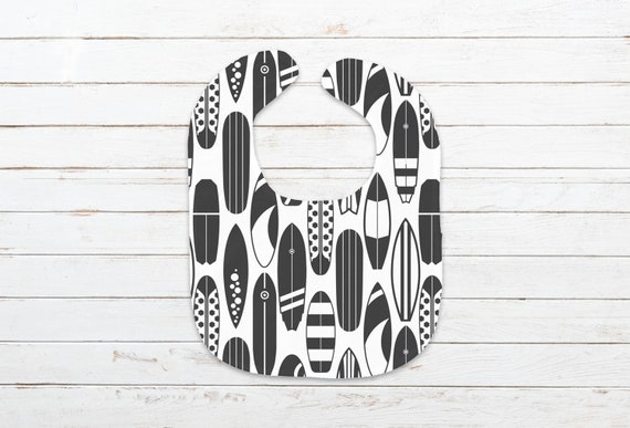 black and white bibs