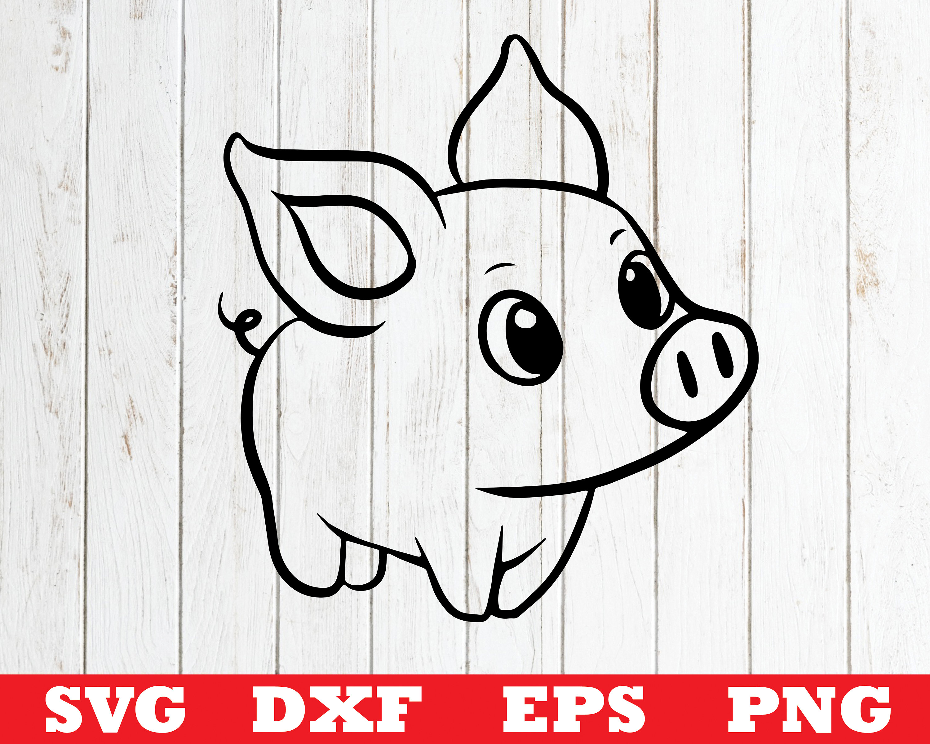 Pig SVG Baby pig svg file for cricut pig svg designs pig | Etsy