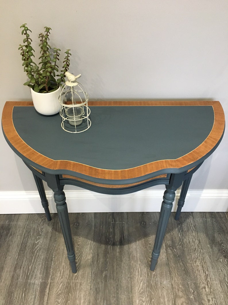 SOLD SOLD Half Moon Hallway Table Etsy